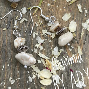 Sterling silver Buffalo turquoise statement western style earrings